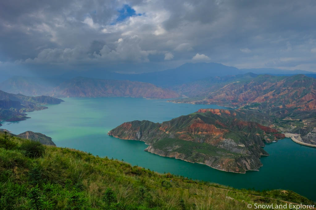 The Lake inside the Kanbula National Park in Qinghai Province